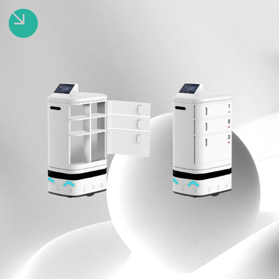 Un bon prix. AMR baleine blanche robots mobiles autonomes pour la fabrication médicale en ligne